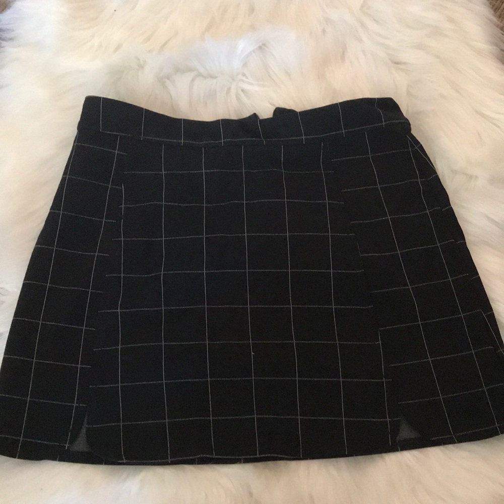 Brandy Melville plaid mini skirt
